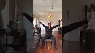 Chair yoga with Sabrina for Kev’s gym