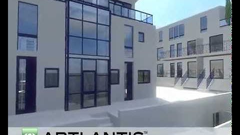 Mirrors edge, Animation Archicad, artlantis.