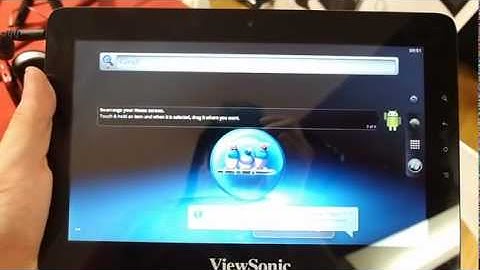 ViewSonic ViewPad 10pro Windows 7 and Android demo
