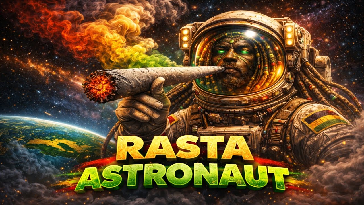Rasta Astronaut Reggae Beats 🚀 | Feel the rastafarian cosmos vibe for 1 hour 🌴
