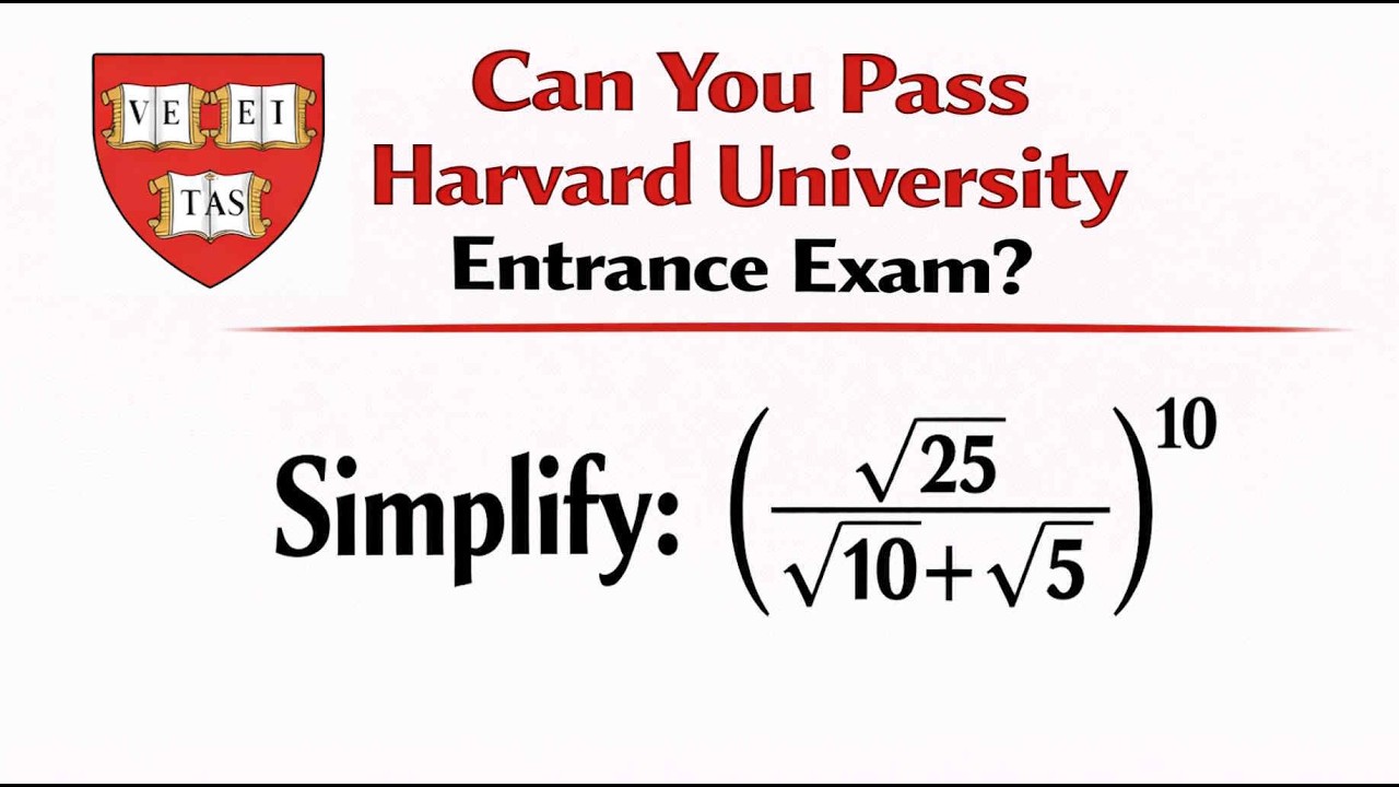 I Took the HARVARD Entrance Exam — Could You Pass It?!
