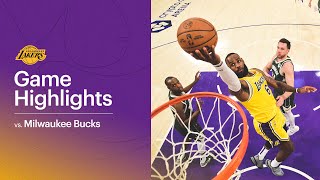 HIGHLIGHTS | LeBron James (27 pts, 8 ast, 5 reb) vs Milwaukee Bucks