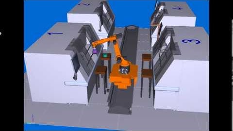 KUKA Robot Pick and Place Simulation
