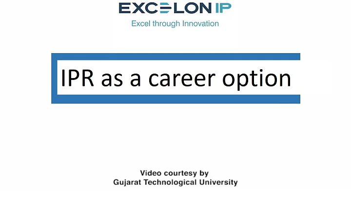 Career in Intellectual Property Rights (IPR) in 20...