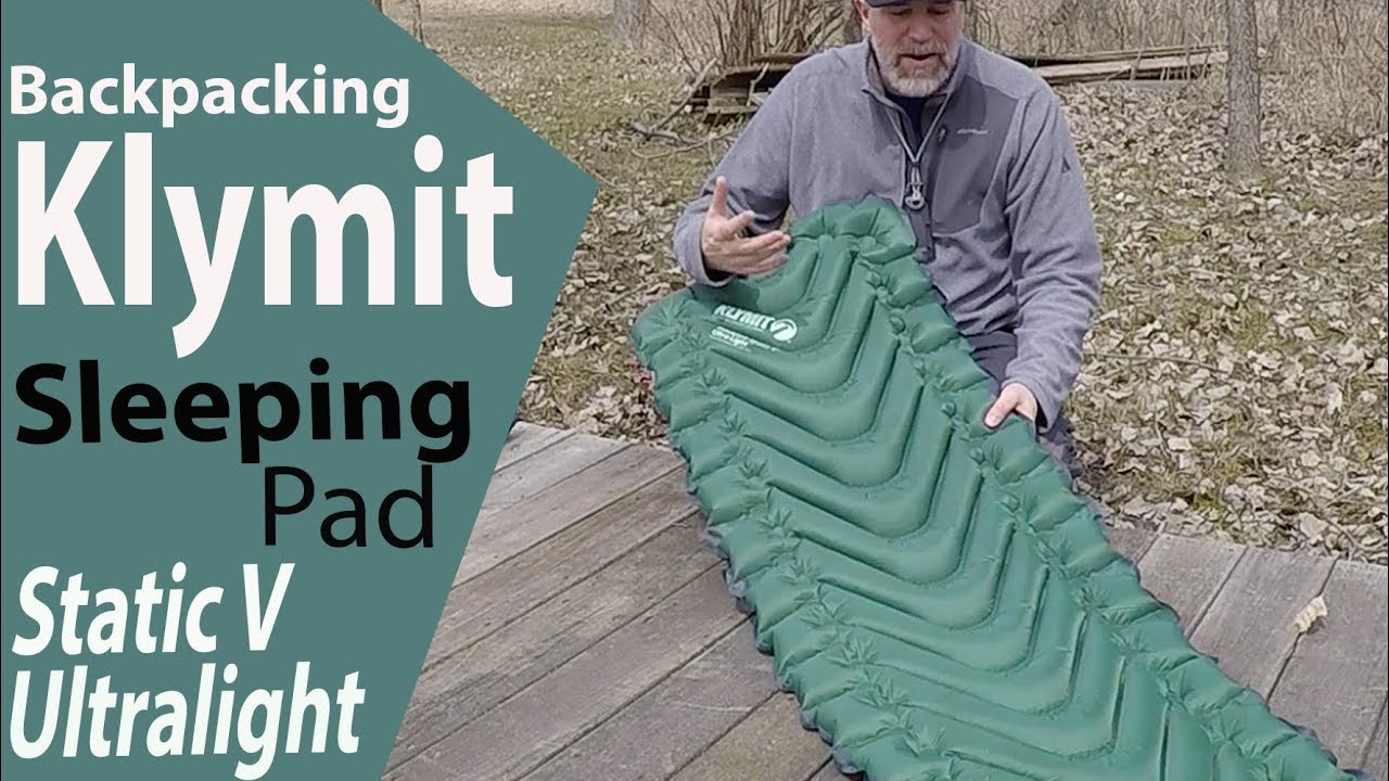 Backpacking Gear Klymit Ultralight Static V Insulated Sleeping Pad Youtube