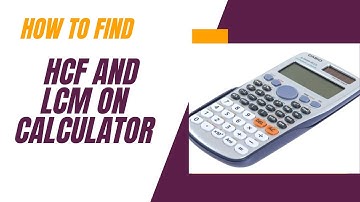 HCF and LCM on calculator #lcm #hcf #calculator #trending #math #factorization #mathstricks