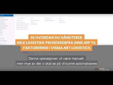 Slik utføres hele logistikkprosessen i Visma.net