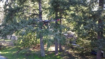 Flying a tethered drone