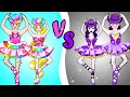 Who Family Can Win The Ballet Contest? - Rainbow Ballet Vs Violet Ballet - Barbie Story &amp; Crafts