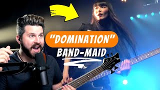 Bass Teacher REACTS | BAND-MAID 