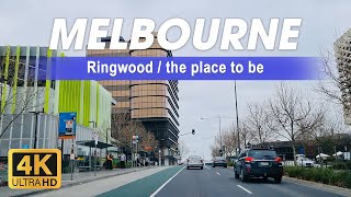Ringwood - the place to be | Drive-through Ringwood VIC 3135, 3134 | Melbourne, Australia | 4K