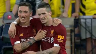 Liverpооl vs Bоrussia Dоrtmund 2 3 Highlights  2019-Liverpool Borissia Dortmund Hazırlık Maçı