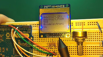 Arduino lcd nokia 5110
