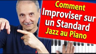 Comment accompagner et improviser sur un standard de jazz au piano (TUTO PIANO GRATUIT).