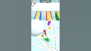 snow race! gameplay walkthrough Android iOS game fanal poro game #10 #fun #youtubeshorts #fungame