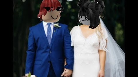Roblox buts its a wedding...