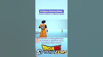 Unique Interactions — Future Gohan vs. Master Roshi #dragonball #sparkingzero #gohan #masterroshi