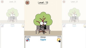 Draw Puzzle: sketch it - Level 13  - Draw Apple Walkthrough Solution