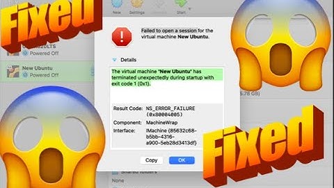 Mac OS Oracle Virtualbox Error The virtual machine has terminated unexpectedly during startup FIXED!