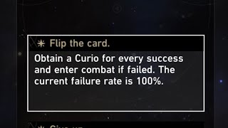 100% failure chance Twice