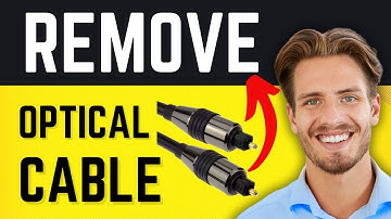 How To Unplug Optical Audio Cable | How To Remove Optical Cable - 2024