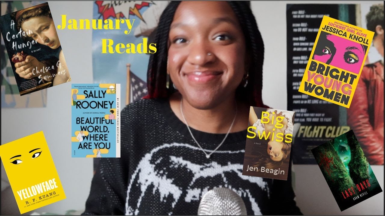 ASMR everything i read in january | Rae-SMR - YouTube