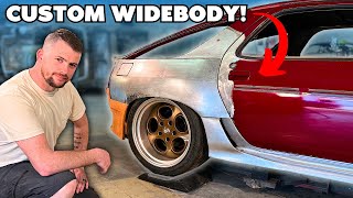 Building a Widebody! - Metal Fab and Welding Custom Rocker (Widebody Porsche) - 928 Ep. 30