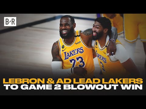 Bron Sets Up AD To Shine As Lakers Tie Up Series 1-1 vs. Blazers