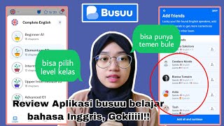 REVIEW APLIKASI BUSUU || APLIKASI BELAJAR BAHASA INGGRIS ||  PUNYA TEMAN BULE❗ screenshot 5