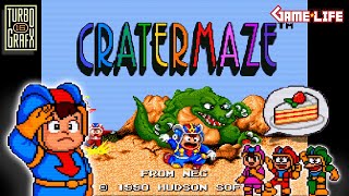 Retro Game Play | 1990 TG16 Cratermaze Longplay | 크레이터메이즈 - 플레이 영상 screenshot 3