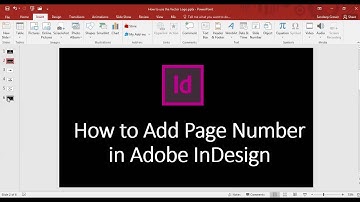 How to Add Page Numbers in Adobe InDesign CC
