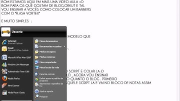 Flash Vortex - BANNERS NO ORKUT E BLOG