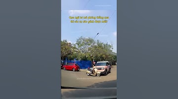 Qua ngã tư mà phóng thẳng như sân nhà mình? #giaothong #antoangiaothong #tinhhuonggiaothong #mayman