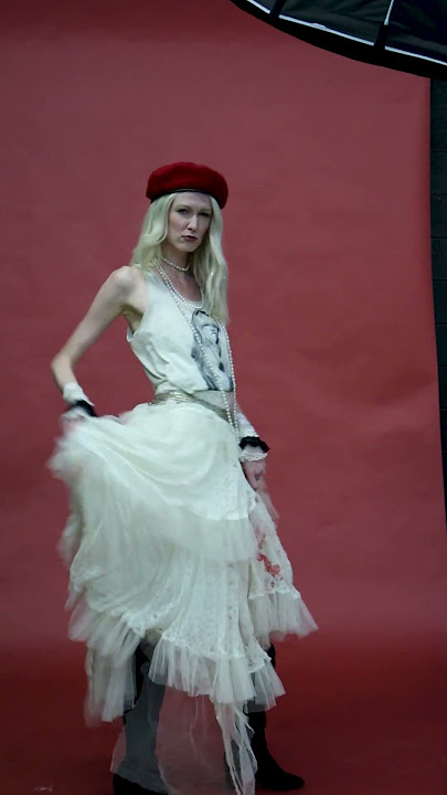Video vs photos, model Karina, fashion by Felicia Davis, photos by Brian Spencer