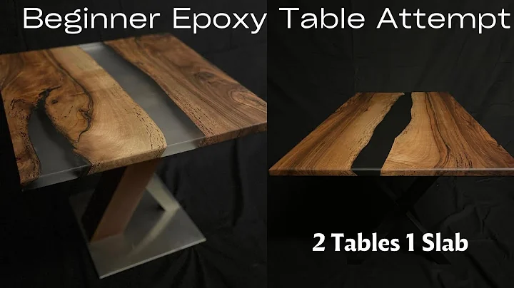 Making TWO Epoxy Tables From One Walnut Slab