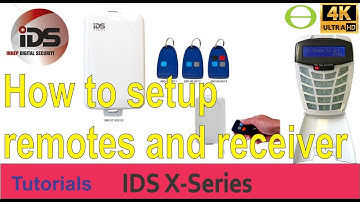 How to connect and setup IDS X-Series receiver and remotes