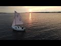 Sailing on the Rainy Lake on a peaceful evening!