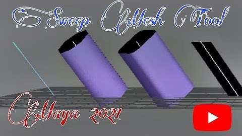 #maya #3d  #modelling  What is Sweep Mesh Tool?? || Maya 2022