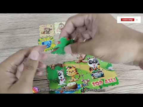 Nostalgia Hadiah Chiki Komo tahun 2002 Pablo Puzzle Tazos Hewan Lucu Fullset #tazos #generais90an