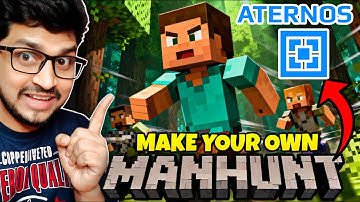 How To Make Manhunt Server in Aternos Minecraft | Best Free ManHunt Plugin 😍