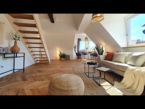 Video: Bunte und moderne Stockholm Wohnung zu verkaufen