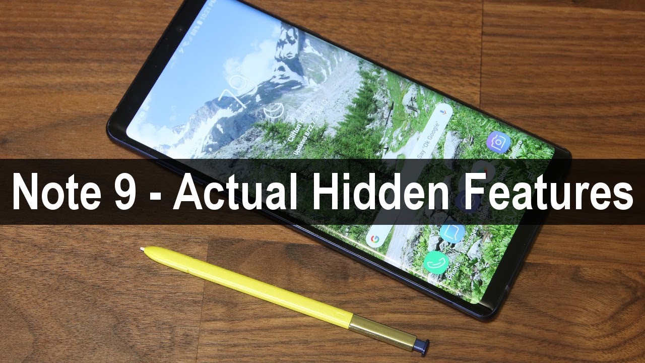 Note 9 Features Samsung Galaxy Note 9 - 10 Actual Hidden Features EXPOSED - YouTube
