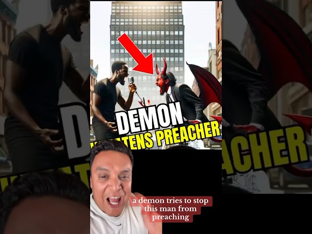 A DEMON Threatens PREACHER’S Family👺😱#shorts #demon #devil #christian #preach #jesus #god