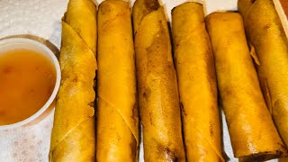 Authentic Vietnamese Egg-roll  , try this recipe , Easy to make!!