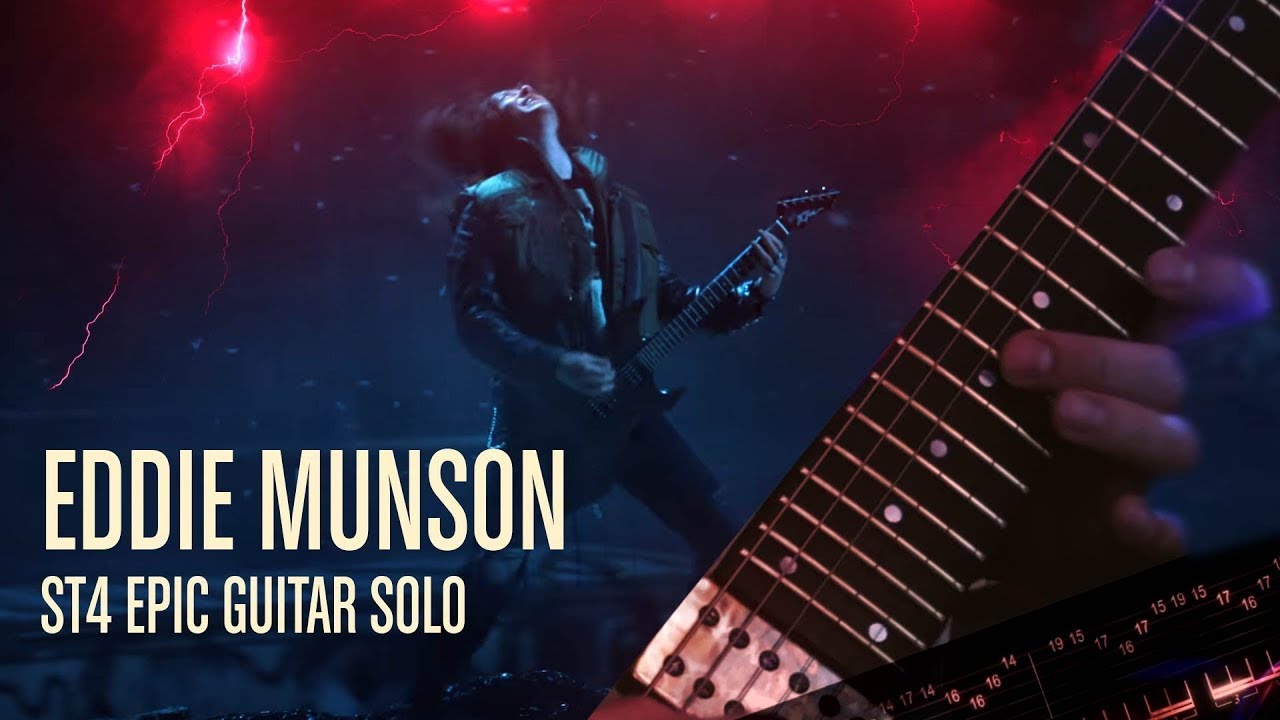 Stranger Things 4 Eddie Munson's Guitar Scene 4K Netflix YouTube