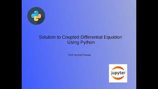 Solution To Coupled Differential Equation Using Python