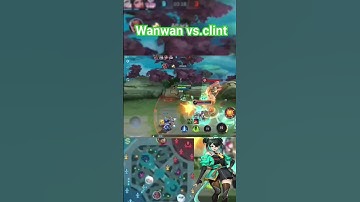 wanwan vs.clint #mlbbcontentcreator #mobilelegend #wanwanmobilelegend #wanwangameplay