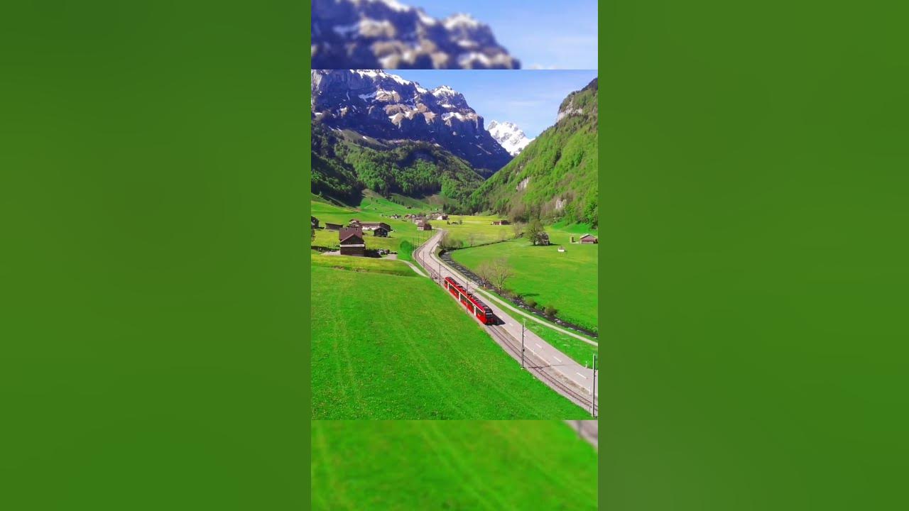 Switzerland #imaginedragons #demons #song #beautiful #country #edit #hills #train #landscape#horizon