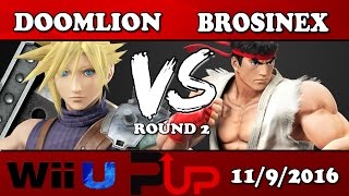 Doomlion (Cloud) vs. Brosinex (Ryu) - Wii U Winners Round 2 - SOS