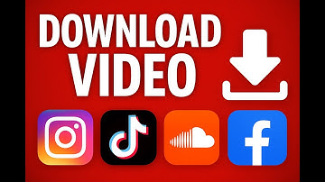 2025 How To Download Video From Social Media Instagram, TikTok, Facebook, Soundcloud